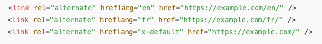 x-default tag in hreflag tags
